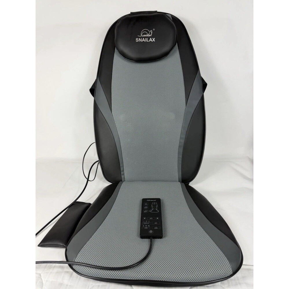 Snailax Shiatsu Back Massager with Heat, Massage Chair Pad Massage Seat Cushion